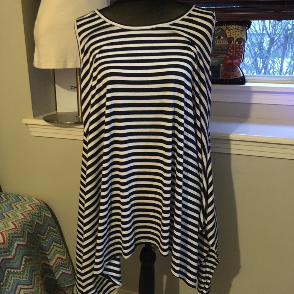 Lavanya NWT 3x shark bite tunic tank
